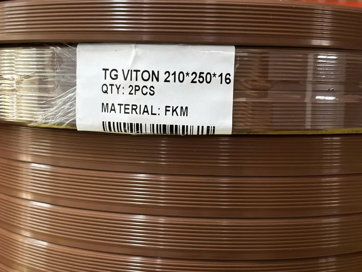 Chồng phớt Viton dán nhãn ghi quy cách và vật liệu