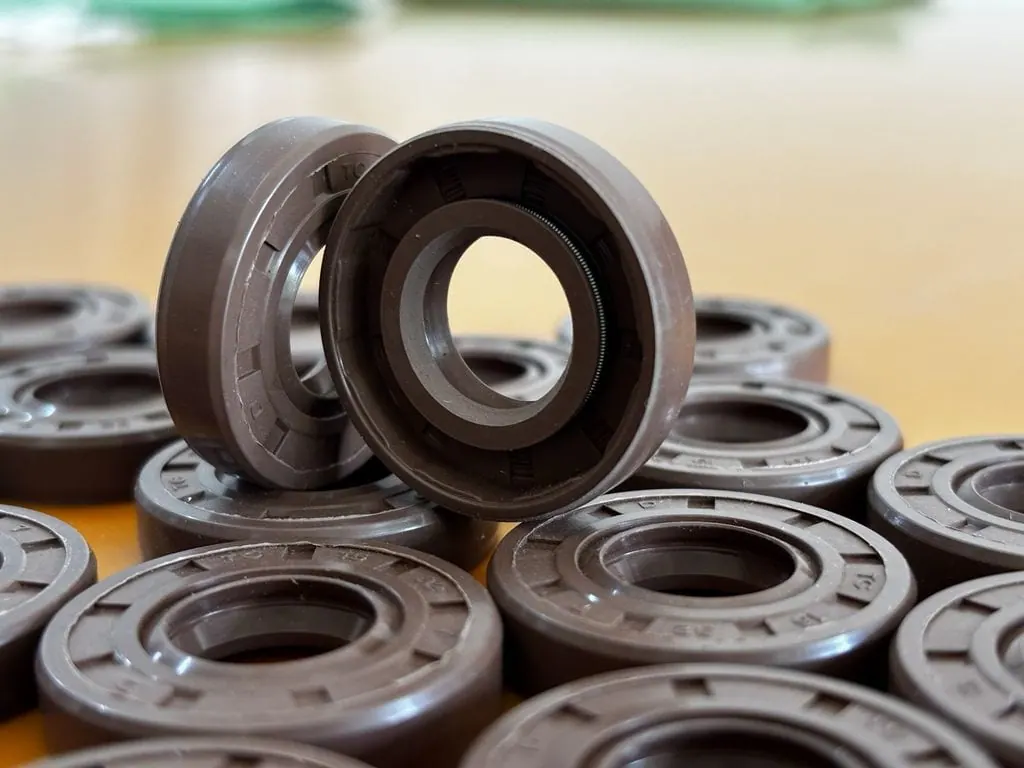 Phớt Viton dựng nghiêng giữa cụm phớt nằm
